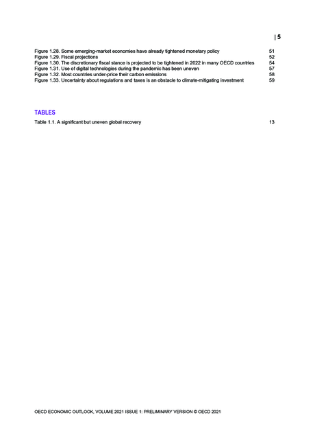 经合组织(OECD):2021年全球经济展望报告(5月期)(英文版)